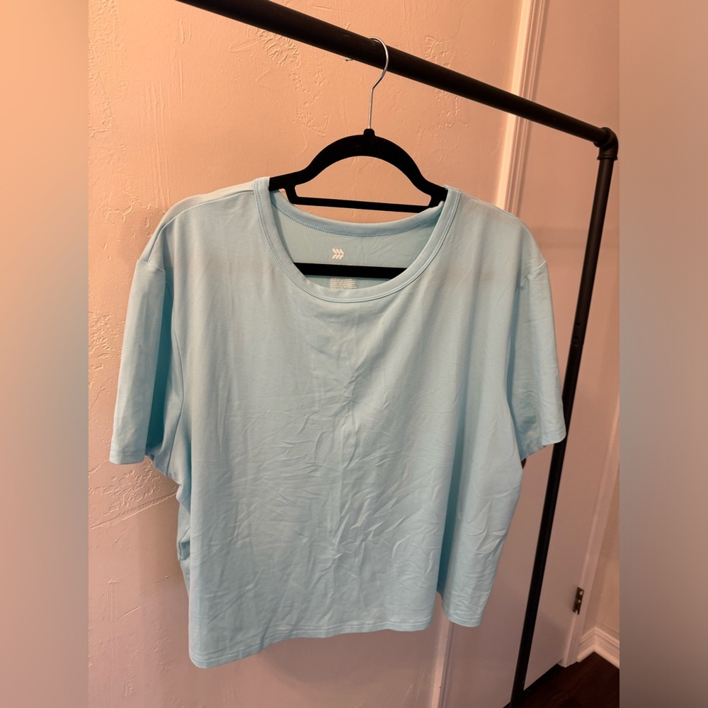 All in Motion Sky Blue Activewear Top